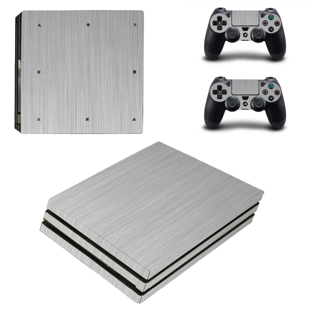Чистый цвет белый черный зеленый синий красный PS4 Pro стикер кожи для sony playstation 4 консоли и контроллеры PS4 Pro стикер кожи s