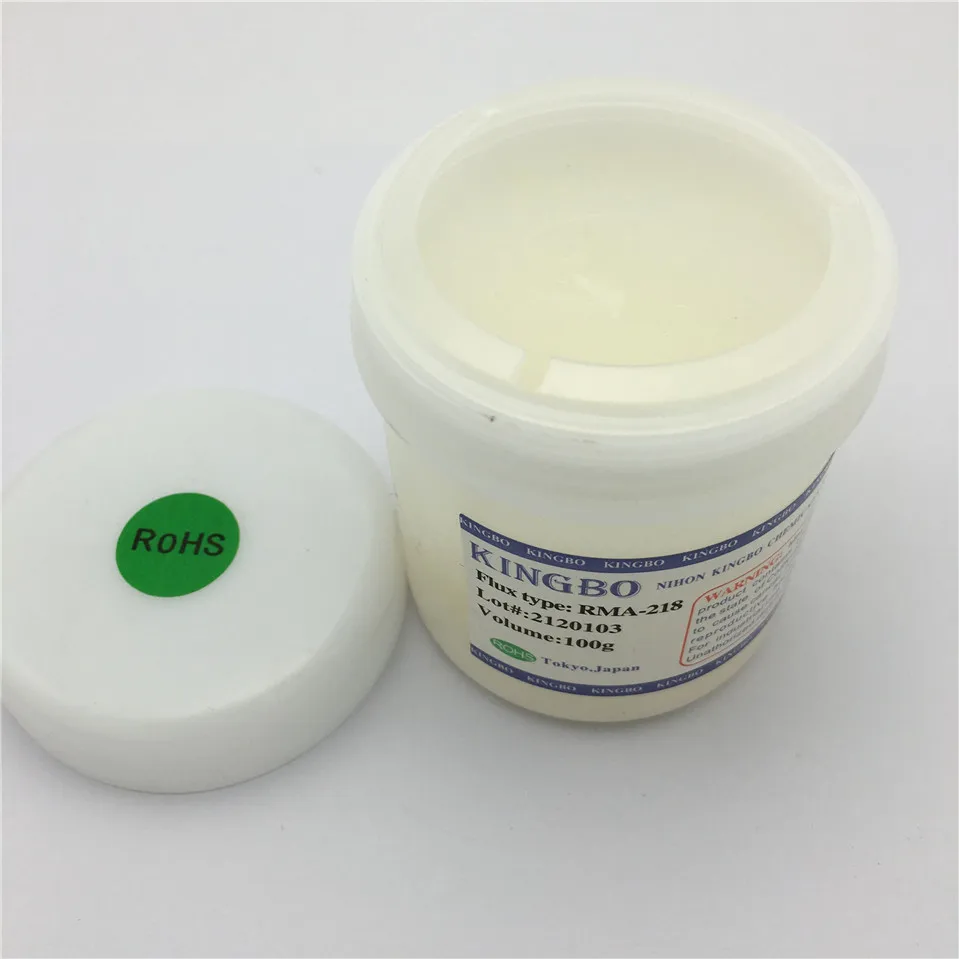 Аксессуары для ремонта реболлинга и пайки KINGBO RMA-218 100g BGA белый цвет | Инструменты