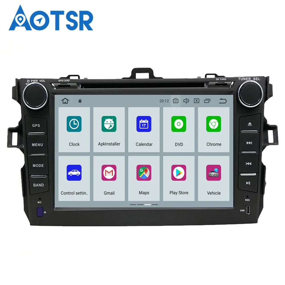 Android 9 0 8 core автомобильный DVD проигрыватель компакт дисков GPS навигации для