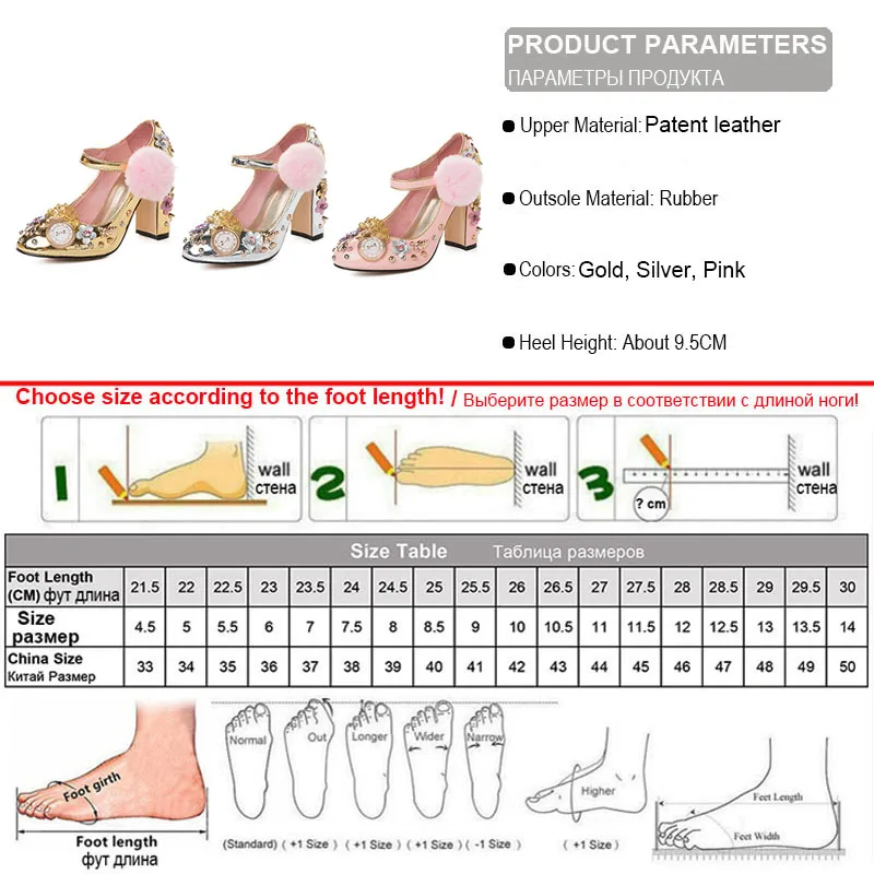 Женские туфли лодочки Phoentin pink mary janes с кристаллами и цветами мехом из натуральной