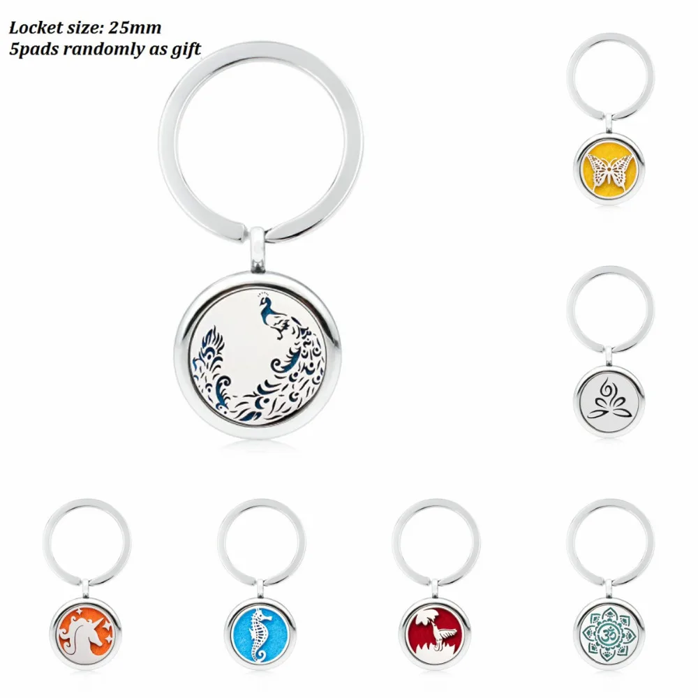 Единорог Колибри Павлин эфирное масло медальон парфюм диффузор брелок с