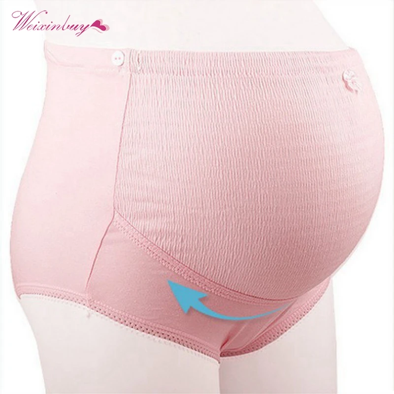 

Women Maternity Panties Pregnant Lingerie High Rise Underwear Clothing