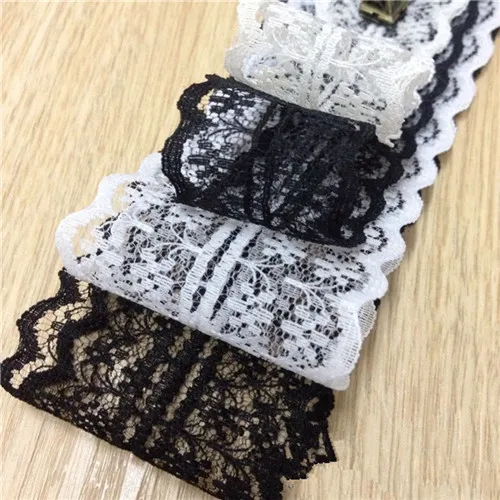 Новинка 10 м двусторонняя кружевная лента сделай сам вышитая сетчатая отделка