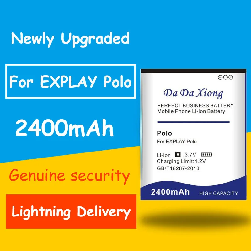 

Newly Upgraded High Quality 2400mAh Explay Polo Replacement Battery For