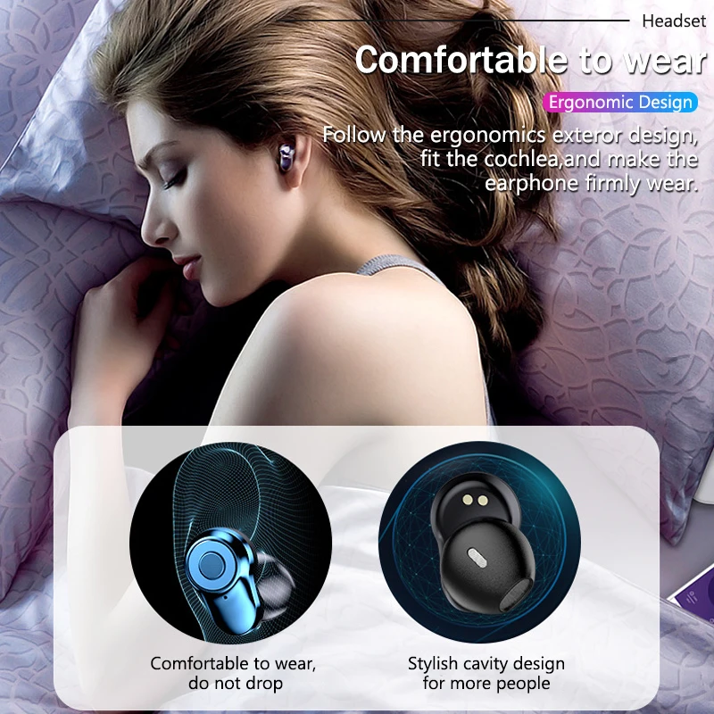A6 TWS 5 0 Bluetooth наушники с сенсорным управлением металлический материал