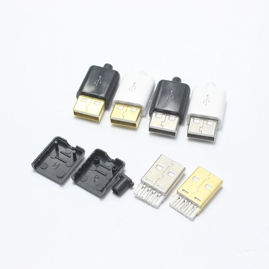 4 шт./комплект пластиковые розетки для USB 2 0|Соединители| |