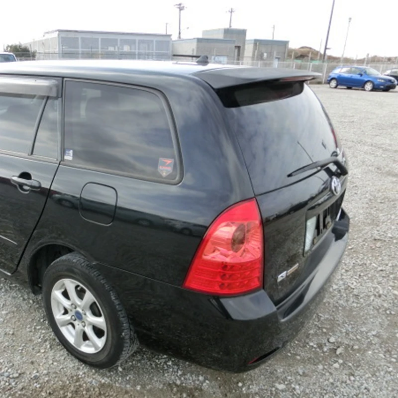 Спойлер для toyota fielder 2005-2009 спойлер со светом высокого качества ABS Материал заднее