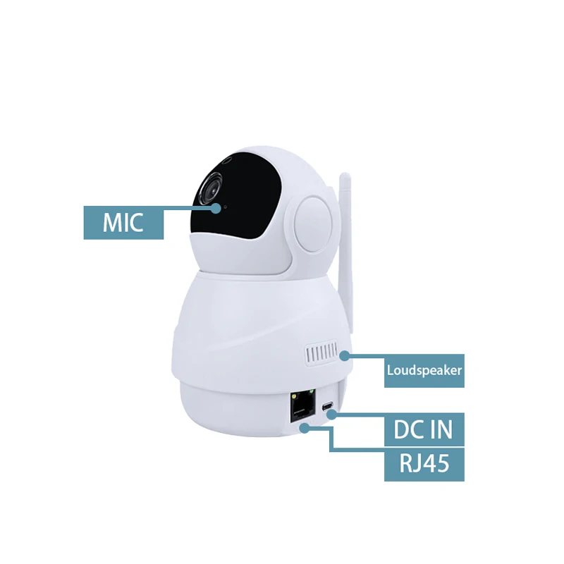 Мегапиксельная CCTV камера видеонаблюдения hd 1080p wifi Беспроводная PT для дома