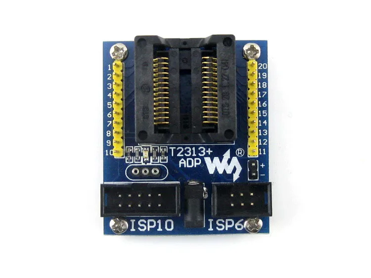 T2313 + ADP ATtiny2313 AT89S2051 AT89S4051 SOIC20 (300 mil) AVR программирующий адаптер тестовая розетка