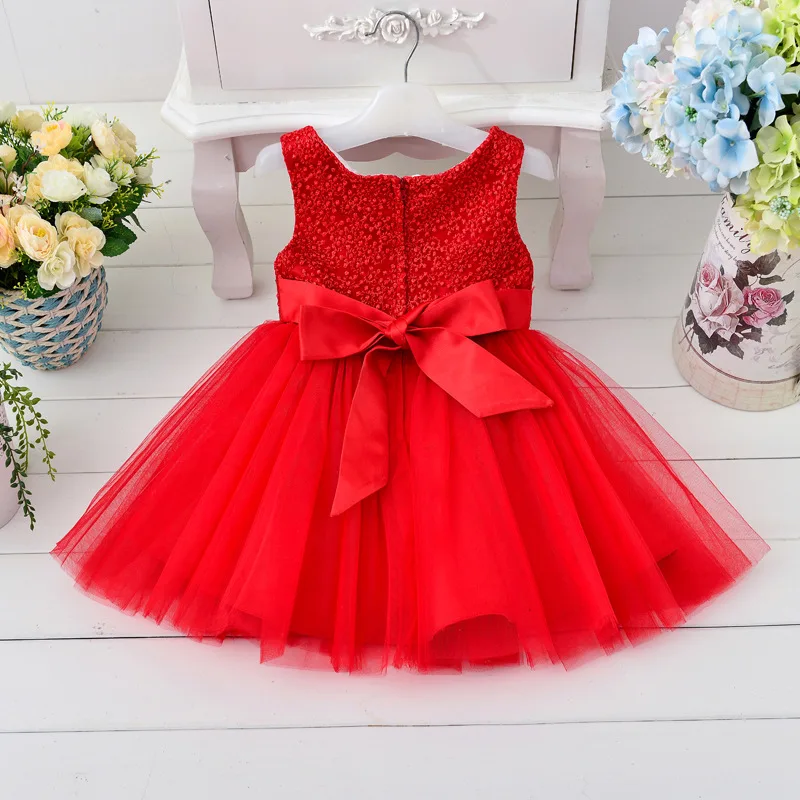 Samgami детские дети без рукавов цветок принцесса платье девушки с аппликацией для