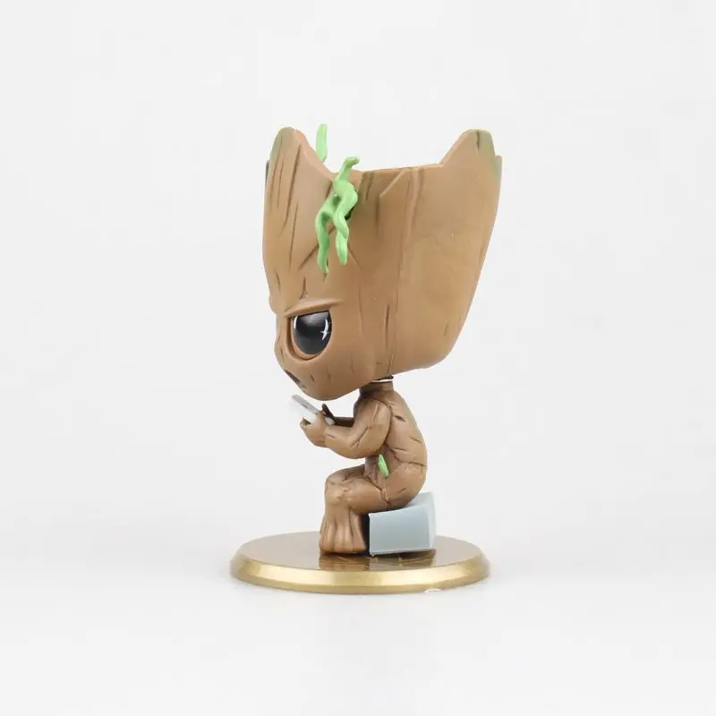 Мини дерево человек ребенок фигурку Galaxy стражи аниме статуэтки Grunt игрушки Nendoroid