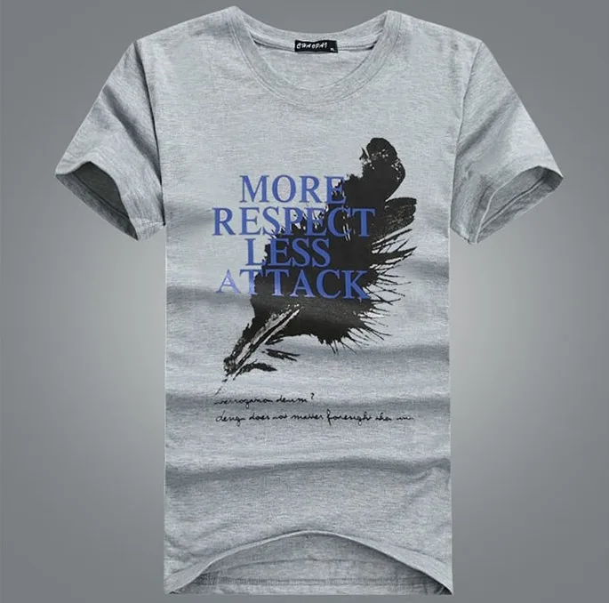 The new 2014 men and women t-shirts wholesale Gentleman personality cotton short sleeve T-shirt | Мужская одежда