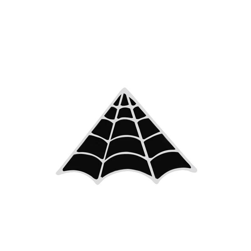 cobweb Креативная Заколка Для панка, броши, паутина, научный стакан, химический нож, вы хотите, роза, оригами, игра для детей, нагрудные булавки, кнопки, значки, ювелирные изделия - Окраска металла: cobweb