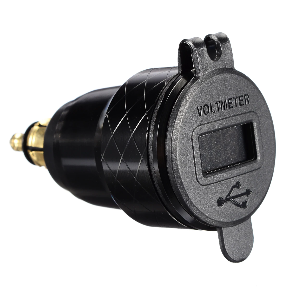 1 шт. 4.2A мотоцикл DIN разъем Dual USB Автомобильное Зарядное устройство Поддержка