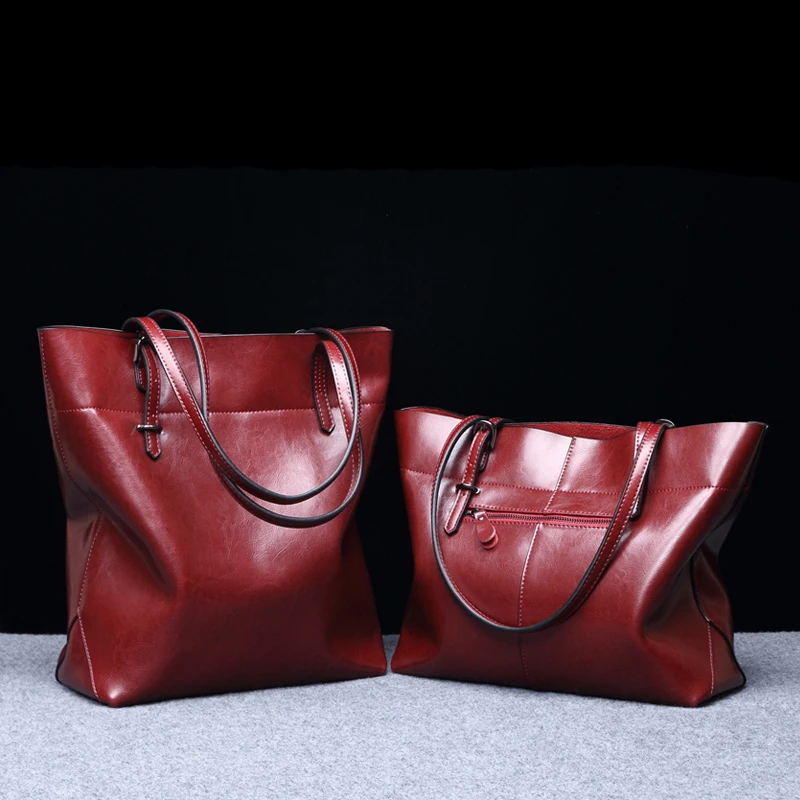 Лидер продаж женские сумки из 100% натуральной кожи ведро коровьей на плечо|Сумки с