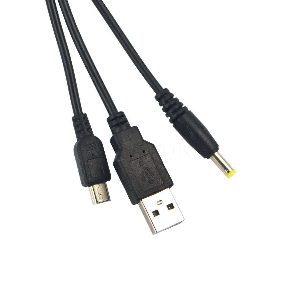 Новейший 2 в 1 USB кабель для передачи данных + зарядный шнур PSP 2000 3000 игровые