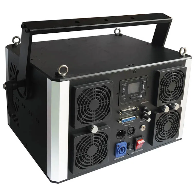 Новый диско клубный сценический лазерный светильник красный зеленый синий