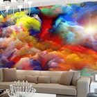 3D Абстрактные Художественные обои, красочные фотообои с изображением облаков, гостиная, спальня, креативный домашний декор, настенная живопись, Papel De Parede 3 D