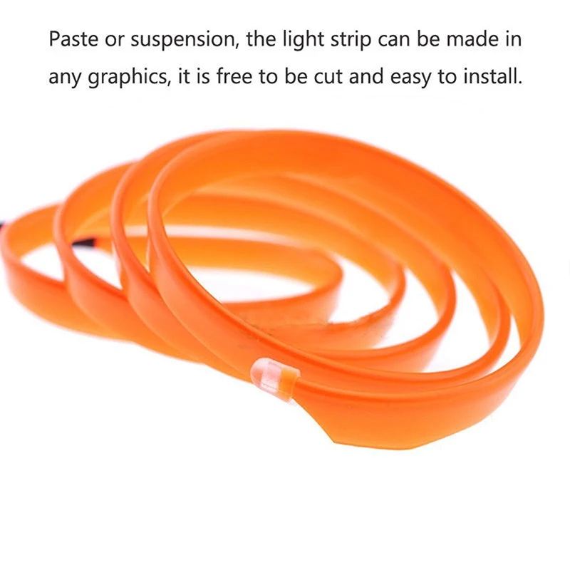 Светящаяся EL проволочная канатная трубка USB автомобильная сигарета DC12V для