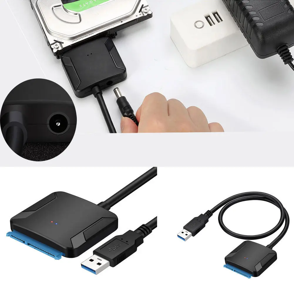 SATA к USB 3 0 кабели конвертер папа 2 5/3 5 дюйма HDD SSD жесткий диск кабель Линия