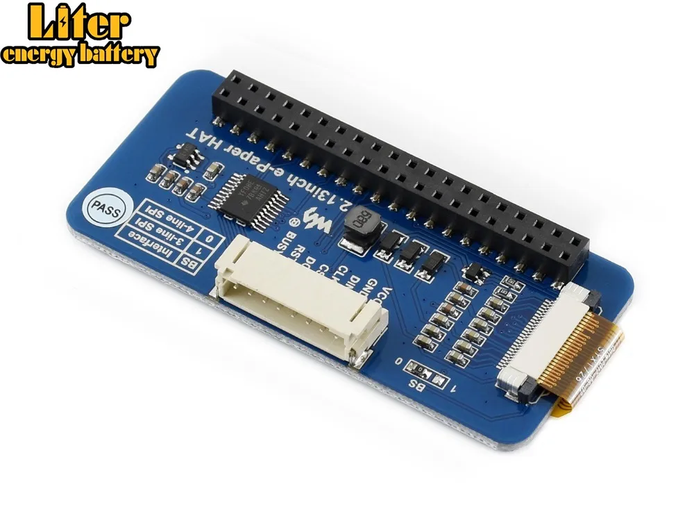 Waveshare 2 13 'ɾ-Paper HAT 250x122 дюймовый дисплей E-Ink для RaspberryPi 2B/3B/Zero W цвет: черный белый