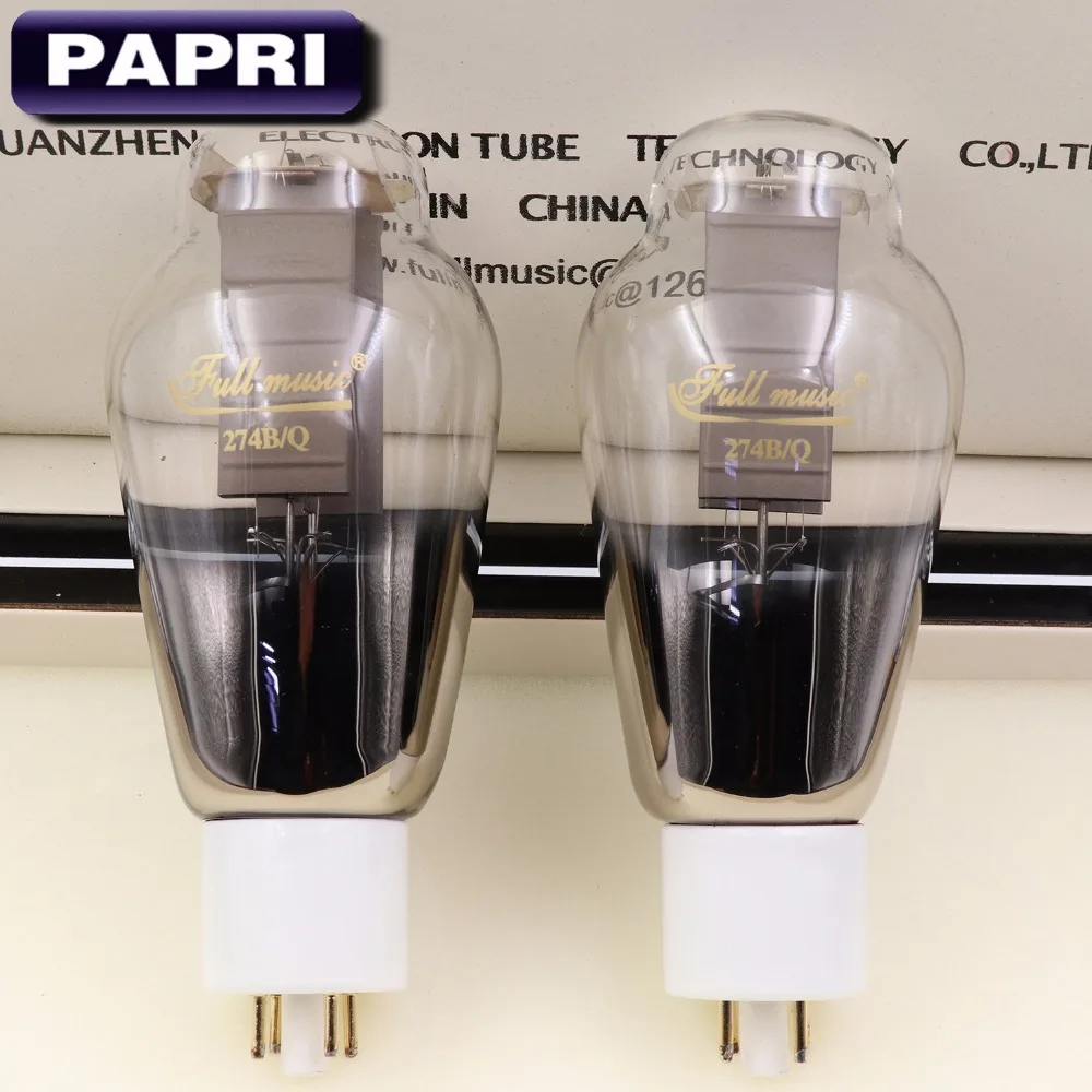 

TJ FULLMUSIC 274B-Q Vacuum Tube Rectifier Tube Replace 274B 5U4G For Vintage Audio Amplifier Factory Matched Pair