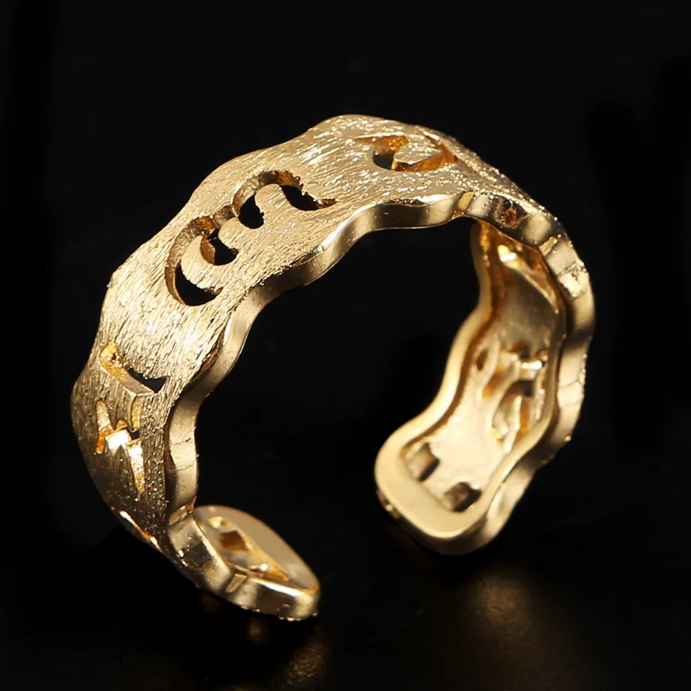 Африканское индийское женское кольцо модные золотые ювелирные изделия