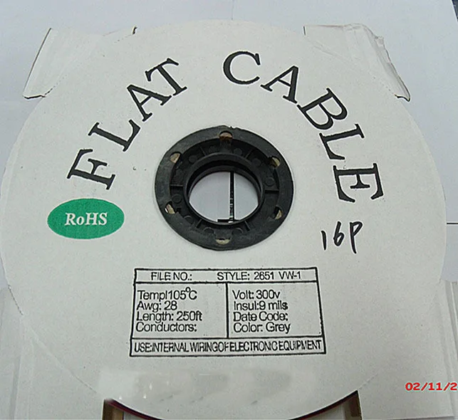 16 контактный светодиодный ленточный кабель одиночный и двухцветный внутренний