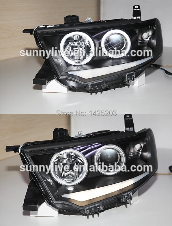 Mitsubishi Pajero Sport Montero Nativa Dakar Challenger светодио дный Ангел глаза фара фары 2013-2009 год SN |