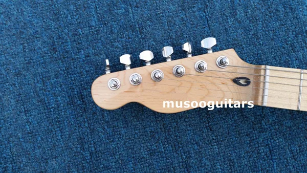 Новая брендовая электрогитара черного цвета с левой рукой | Спорт и развлечения