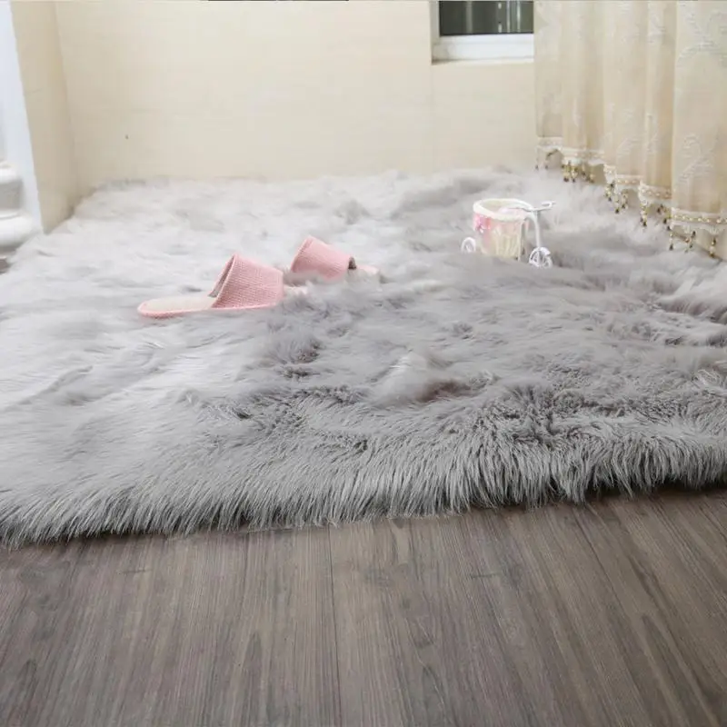 Шерстяные ковры коврики для детской прикроватной комнаты спальни имитация