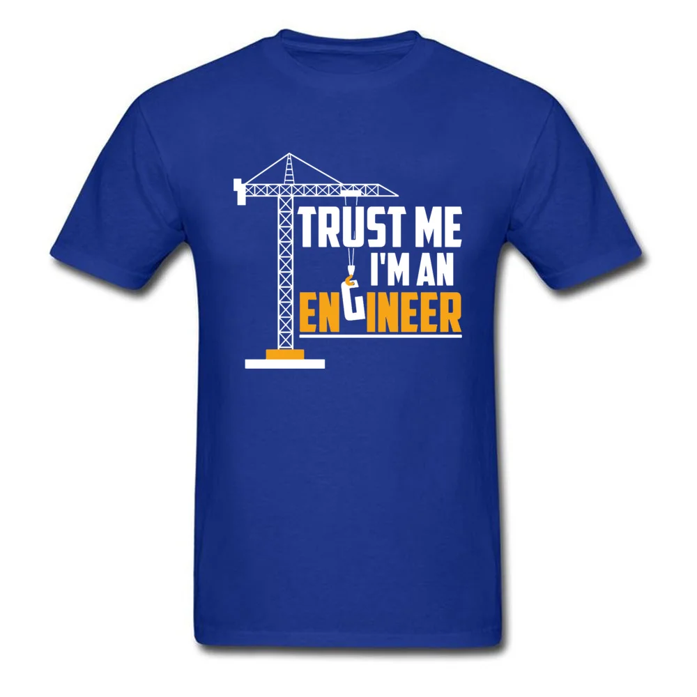 Футболка из 100% хлопка Мужская футболка Trust Me I Am An Engineer с графическим рисунком для
