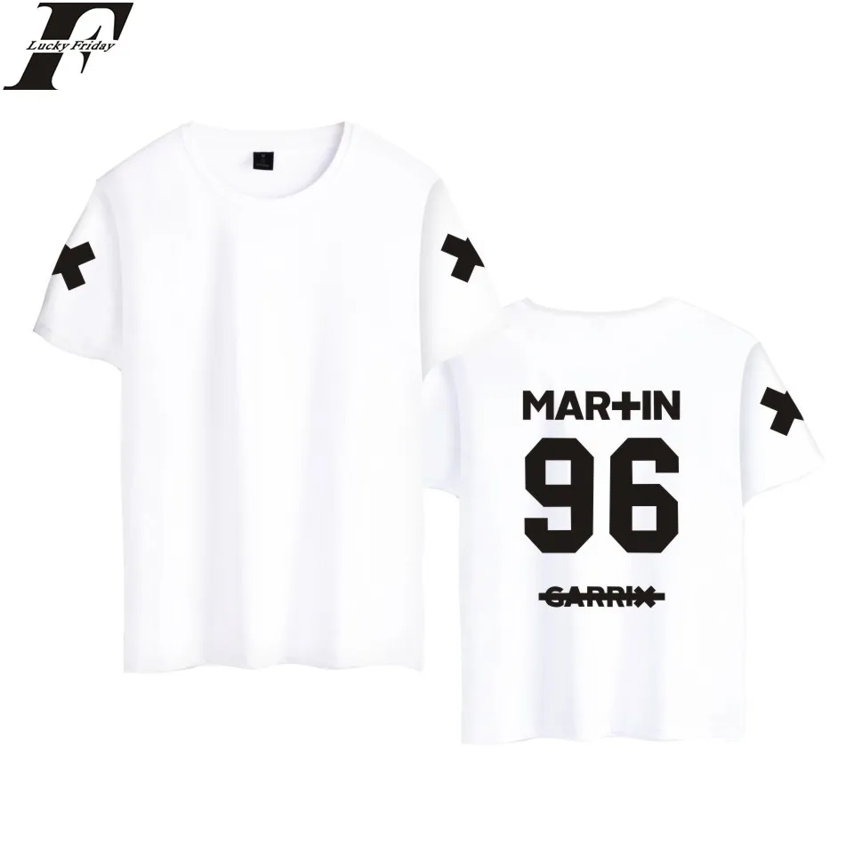 LUCKYFRIDAYF Martin футболка Гаррикс DJ Music лидер продаж летние мягкие футболки мужские