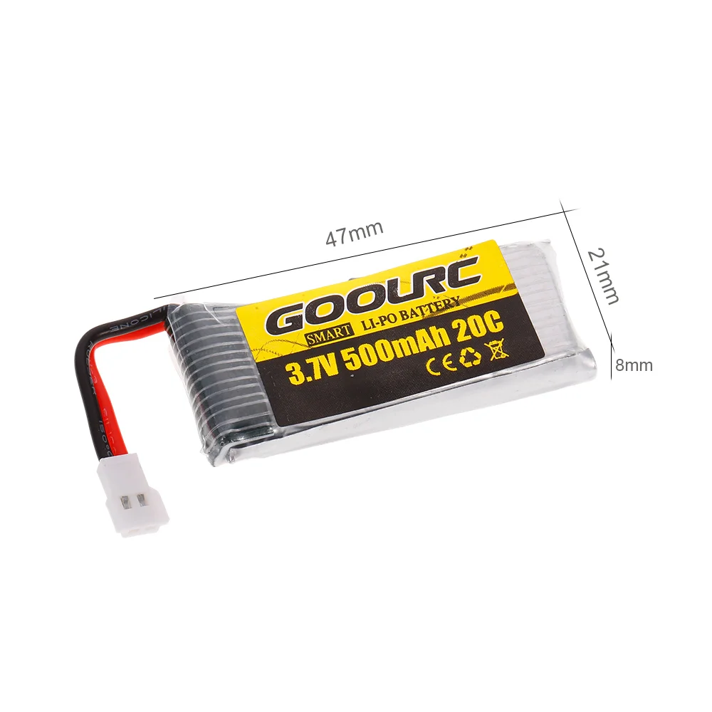 GoolRC 4 шт 3 7 V 500mAh 20C Li-po батарея с в 1 U4 быстрое умное зарядное устройство для T33 JJR/C H43WH