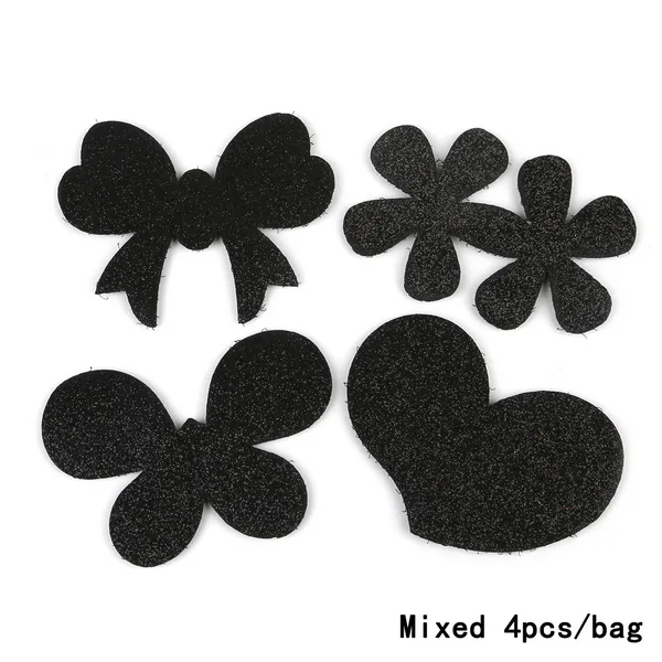 4pcs 4-6 шт., волшебная клейкая заколка для волос для девочек, заколка для волос, заколка для волос с бахромой, накладные накладки для волос для женщин, повязки на голову - Цвет: 4pcs