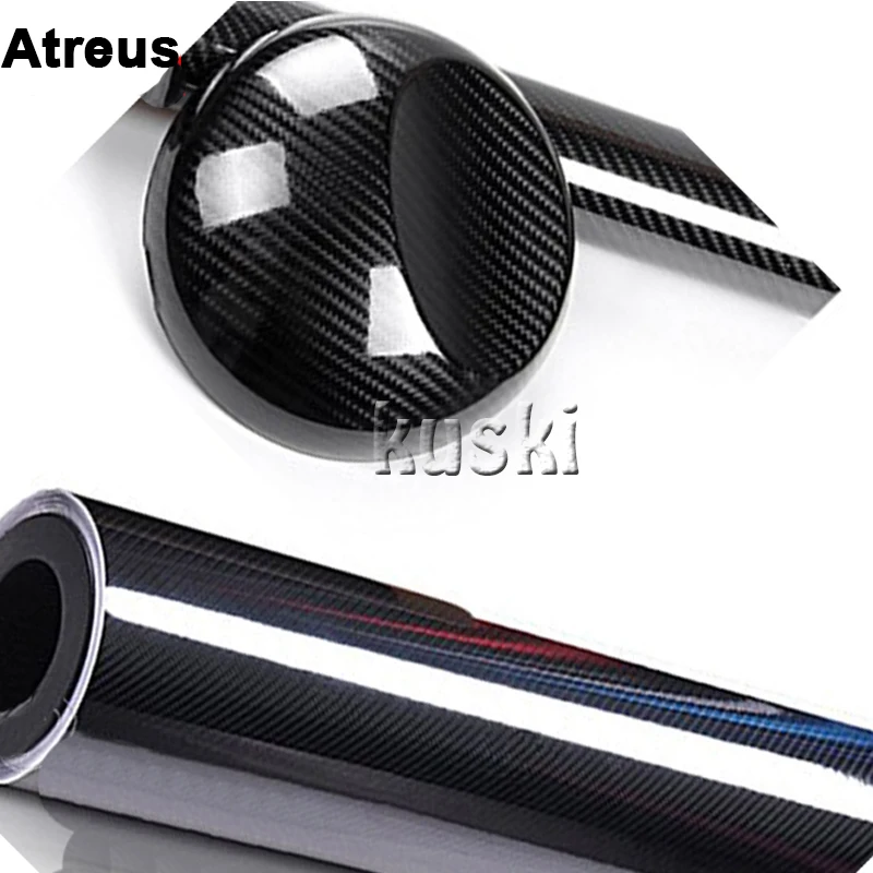 Atreus 10 дюймов 20*152 см автомобильный Стайлинг 5D Глянцевая углеволоконная