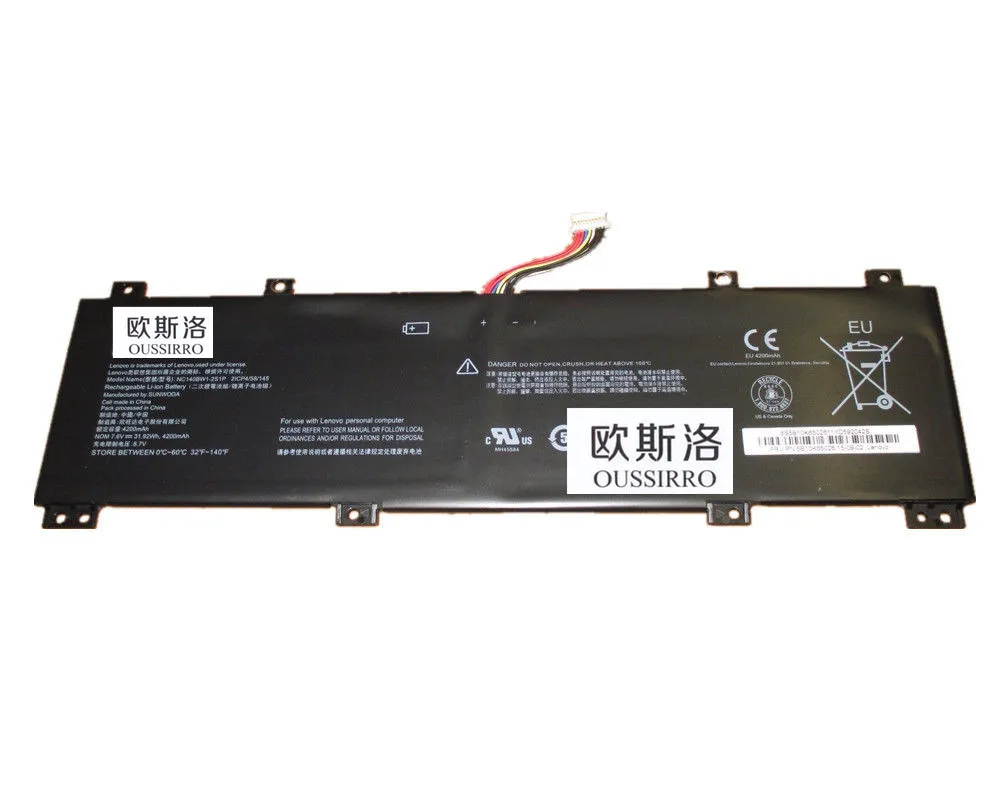 7.6 В 4200 мАч/31.92Wh Новый oussirro натуральная 0813002 батарея для Lenovo IdeaPad 100S 14IBR 14 &quotNC140BW1 2S1P