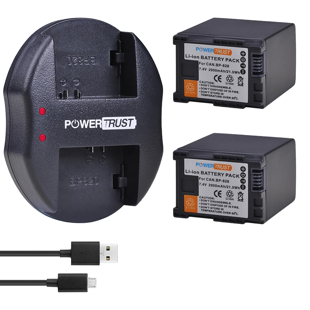 2 шт. аккумулятор 2900 мАч для Canon VIXIA GX10 HFS30 HF20 HG20 G30 G40 XA20 XA25 HFM300|Цифровые