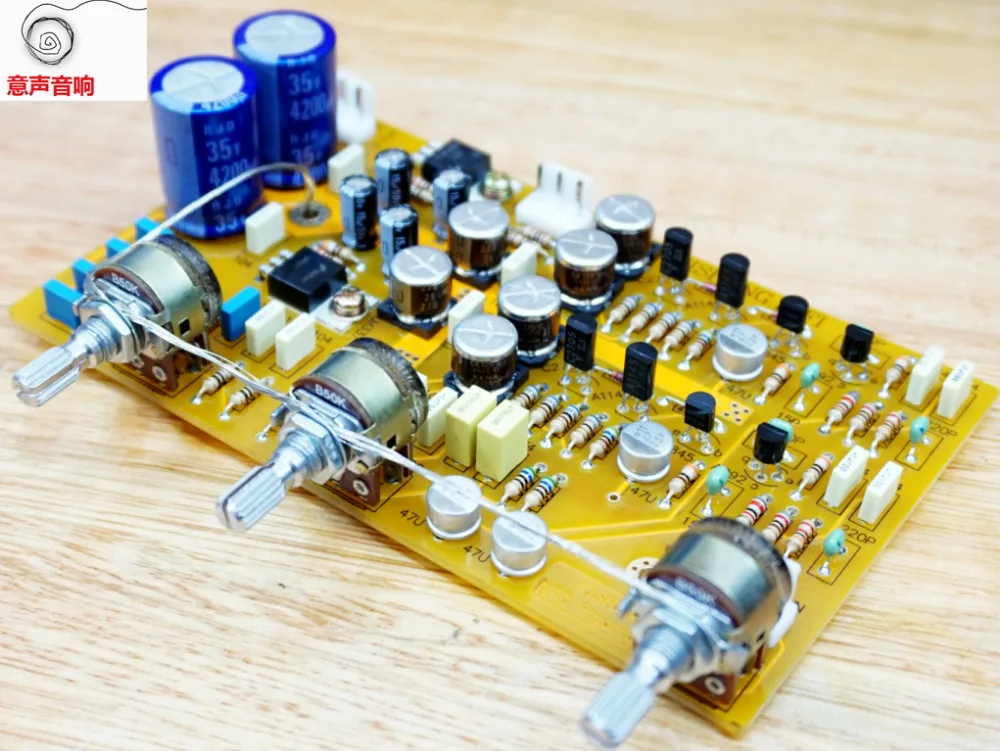 Assembeld полностью разделяющая Hi Fi тональная плата для предварительного усилителя