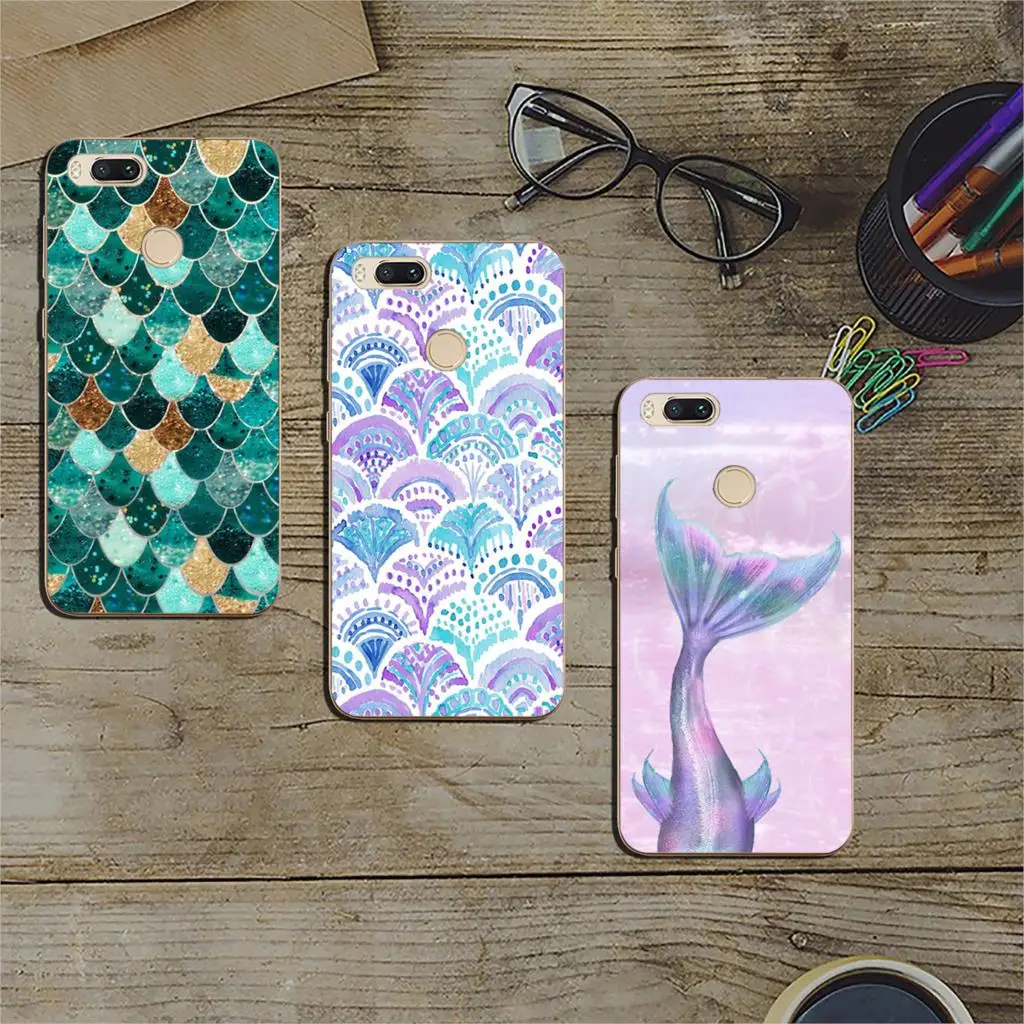 Чехол для телефона Lavaza Mermaid Fish Scale Xiaomi MI 9 9T A3 Pro CC9 CC9E 8 SE A2 Lite A1 pocophone f1 6 6X 5S 5X MAX
