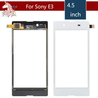 10pcslot 4 5 for sony xperia e3 d2203 d2206 lcd touch screen digitizer sensor outer glass lens panel replacement