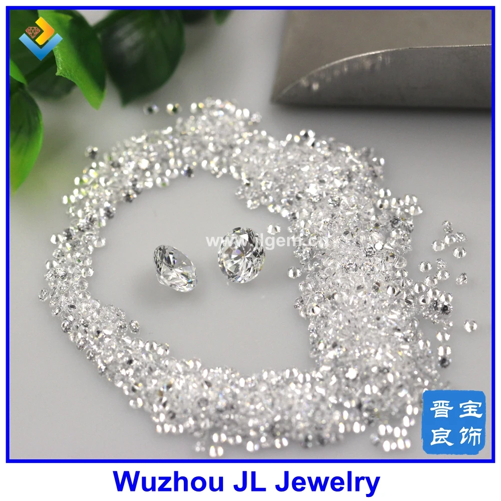 Крошечный Свободный Камень для изготовления ювелирных изделий круглый белый