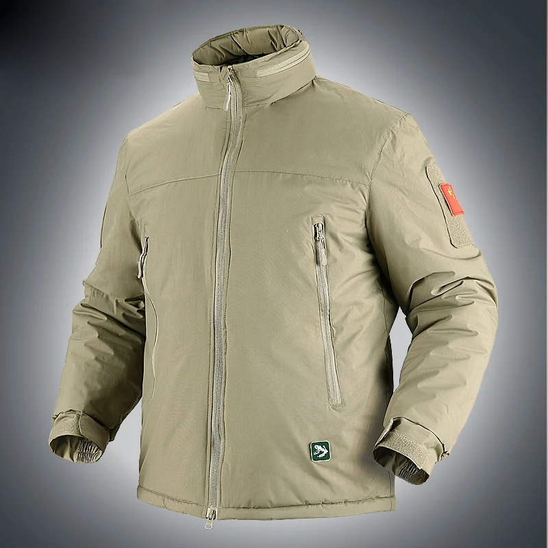 

2018 New Tactical Warm Down Cotton Padded Military Jacket Men Winter Waterproof Army Jacket Super Thermal Portable Parka Coat