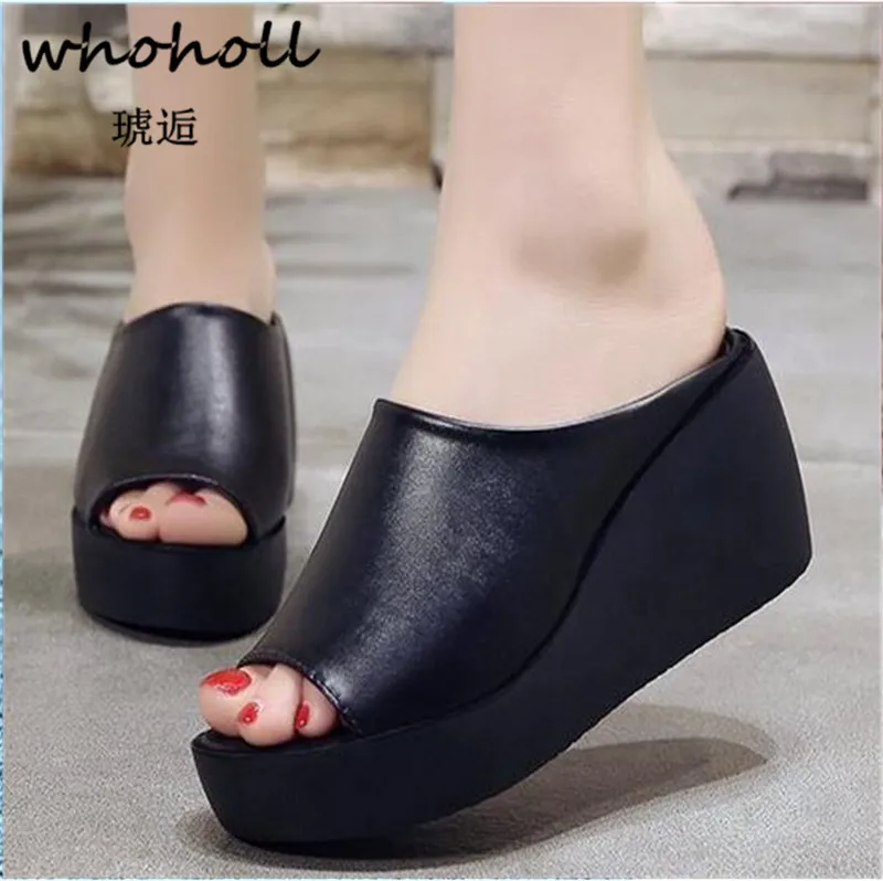 Женские шлепанцы кожаные летние 2019 | Обувь