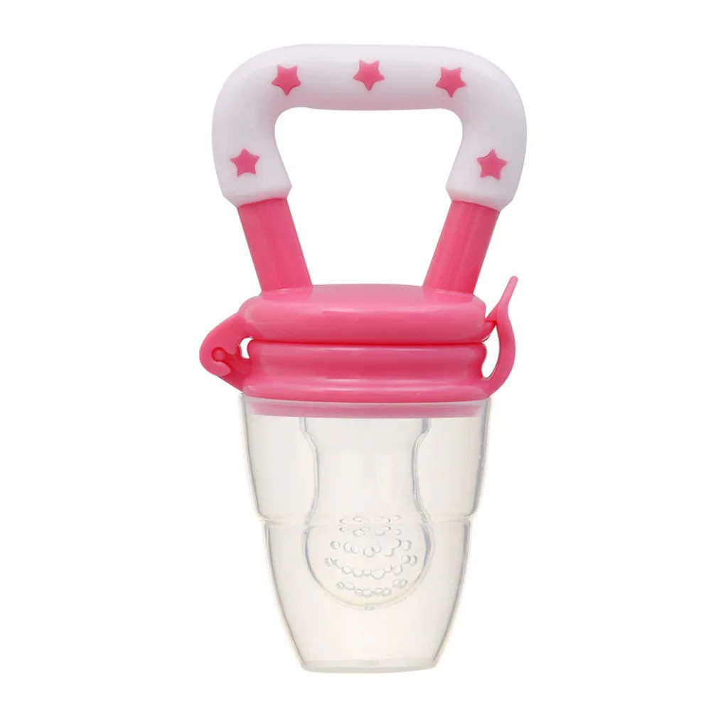 

Baby's Pacifier Safety Silicone Toddlers Teether Vegetable Fruit Teething Toy Ring Chewable Soother Eat Fruit food supplement