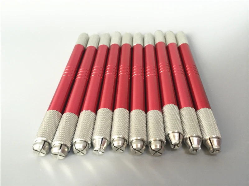 100 шт. ручная косметика для бровей микроблейдинг ручка татуировки 3D машинка