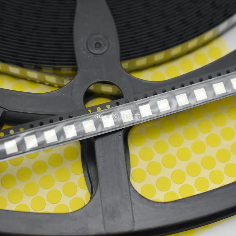 

100PCS/LOT Yellow Light 5050 SMD LED Diode Super Bright 5050 LED Chip SMD Yellow Light Beads