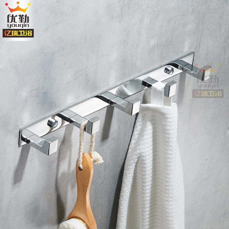 Модные крючки в Европейском стиле Полировочный Бронзовый крючок для халата