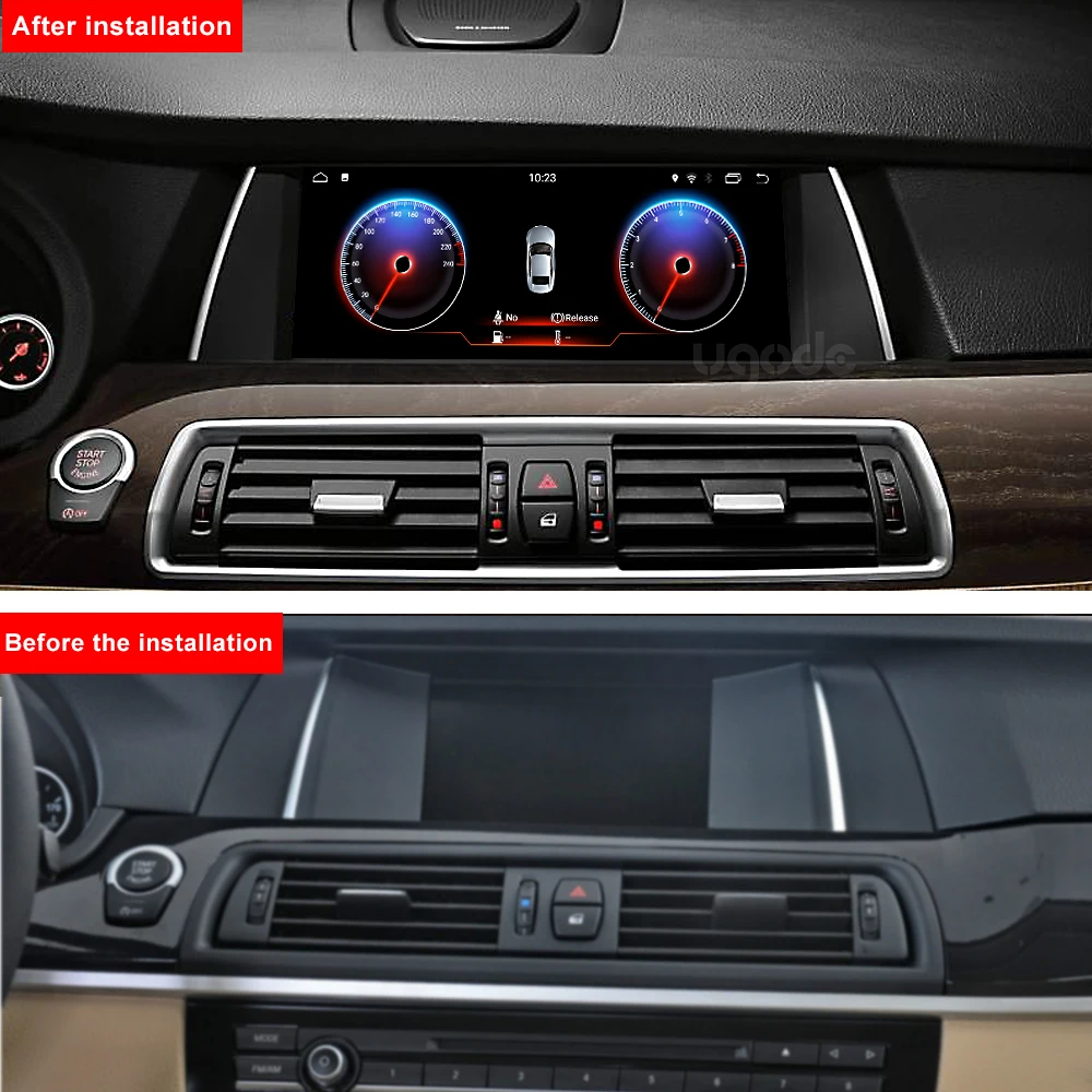 Ugode PX6 10 25 &quotIPS экран Автомобильный GPS Navi для BMW F07 5 Серия GT Android 9 0 система аудио