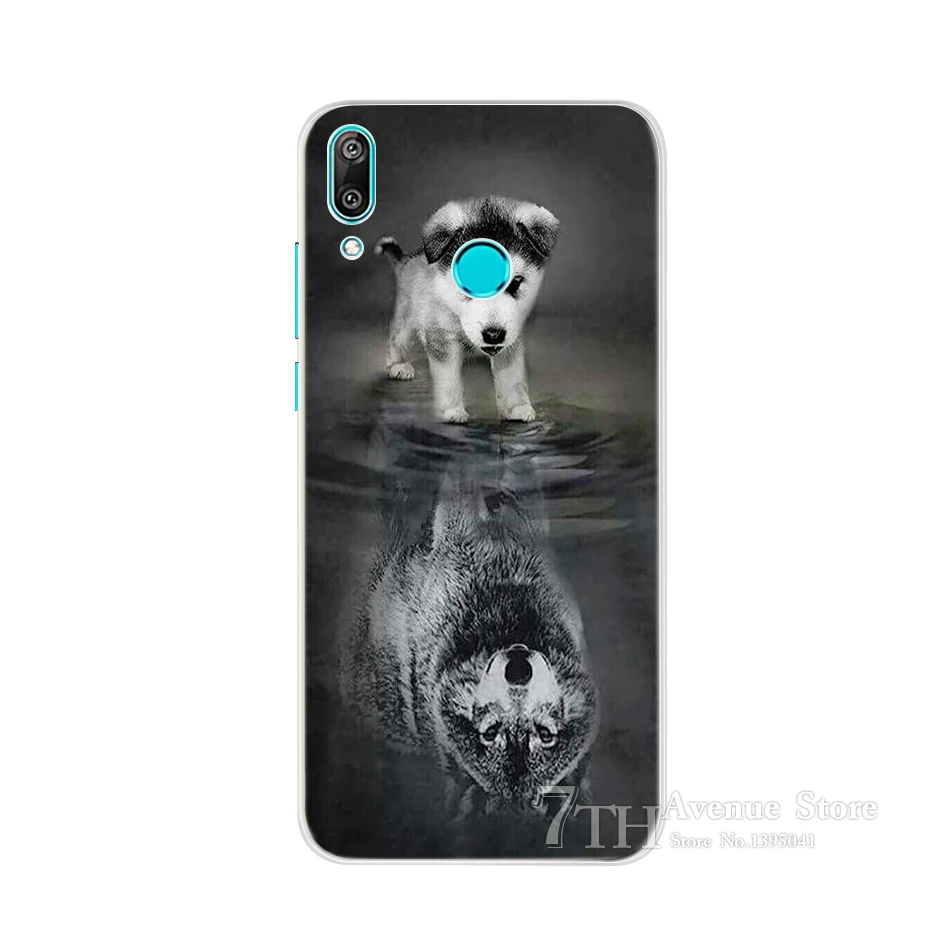 Красный Силиконовый чехол для телефона из ТПУ для huawei Y7 Prime, мягкий чехол из ТПУ для huawei Y7, чехол для huawei Y 7 Y7 Prime - Цвет: Красный